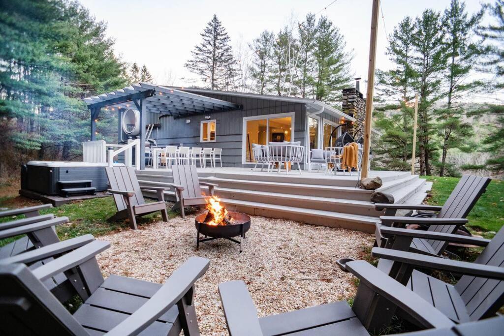 Prattvilla -Catskill -Mountain Escape 5 Bedroom ,3 Bath With Hot Tub Prattsville Exteriér fotografie